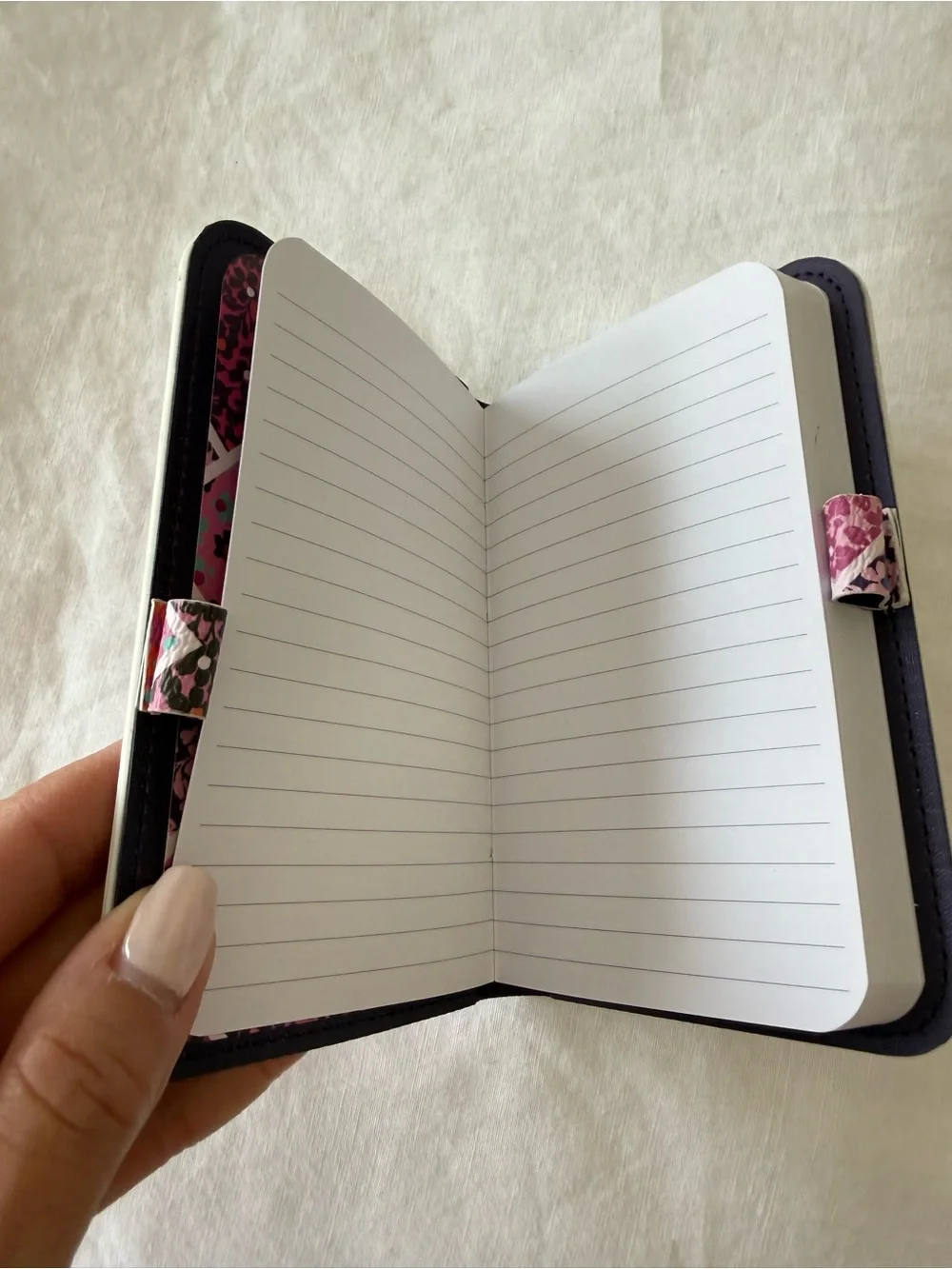 Vera Bradley | Modern Medley Pink Small Journal Gold Pen Set | Florals Ditsy